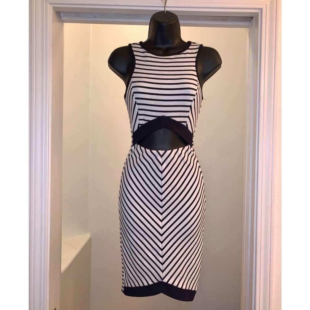 Black and white dress